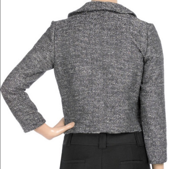 Marc by Marc Jacobs Cropped Tweed Blazer, Sz 2 - Picture 2 of 8